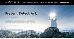 Desktop Screenshot of maverickcyberdefense.com